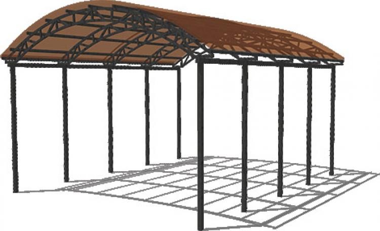 Сделаем для вас 3D макет любого навеса